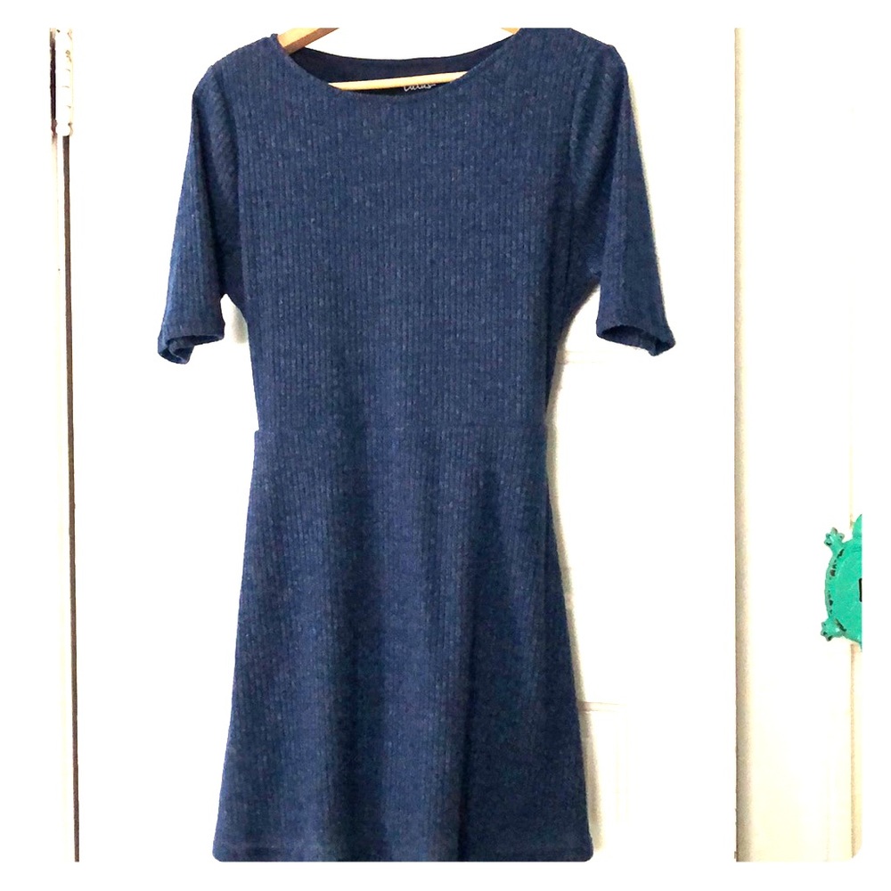 Lulus navy sweater dress